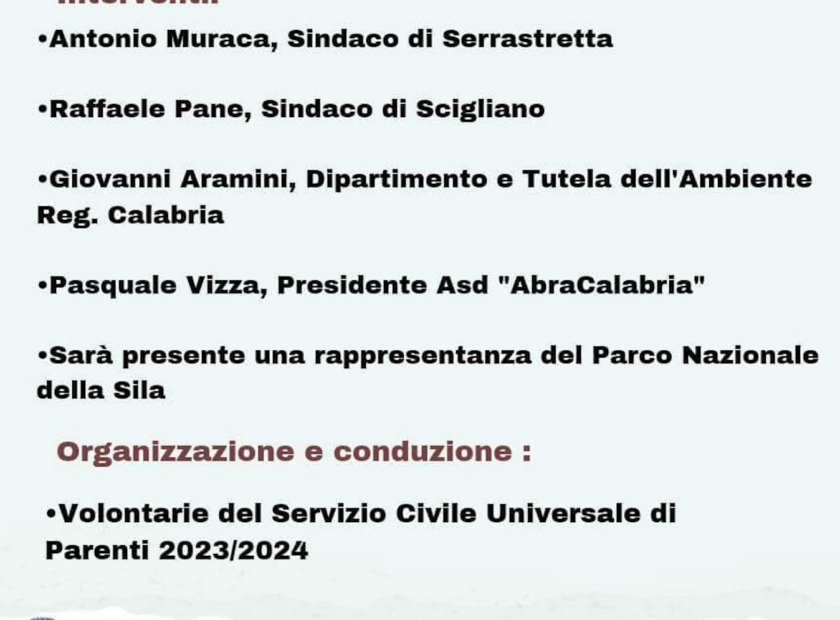 Programma convegno bike trail 2024 Parenti